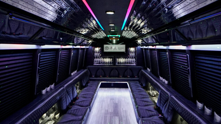 Limo Coach Interior