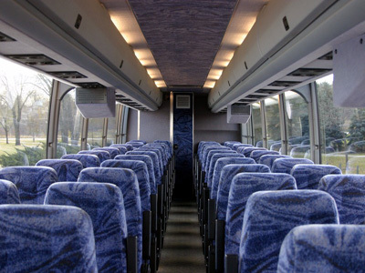 Motor Coach Bus Interior
